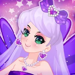 Скачать взлом Dress Up Angel Anime Girl Game  [МОД Unlocked] - стабильная версия apk на Андроид