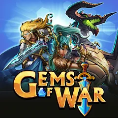 Взломанная Gems of War - Match 3 RPG (Гемс оф Вар)  [МОД Все открыто] - последняя версия apk на Андроид