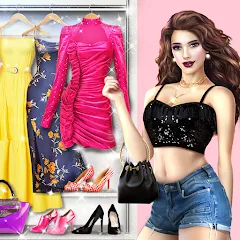 Скачать взломанную Fashion Stylist: Dress Up Game  [МОД Unlocked] - последняя версия apk на Андроид