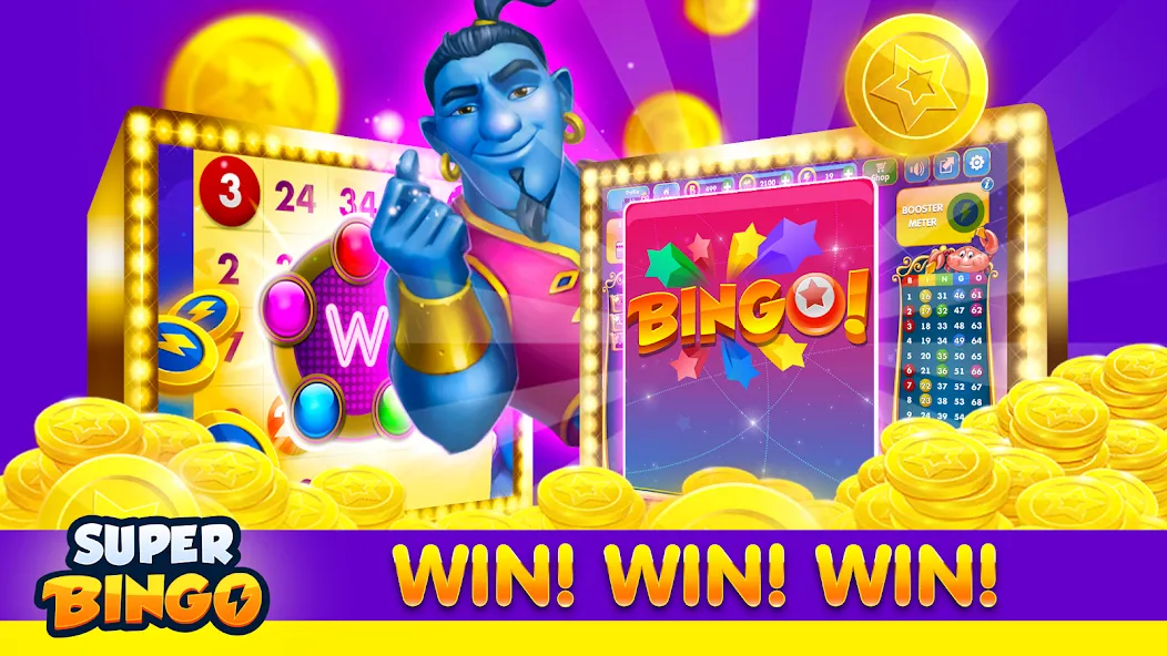 Super Bingo HD - Bingo Games (упер Бинго )  [МОД Меню] Screenshot 5