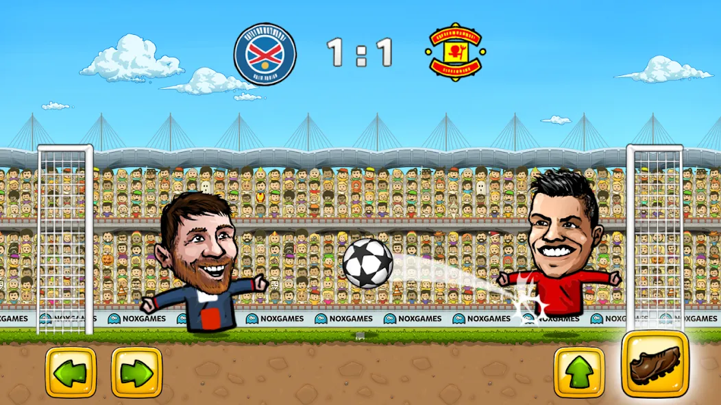 Puppet Soccer: Champs League (Паппет Соккер)  [МОД Много монет] Screenshot 2