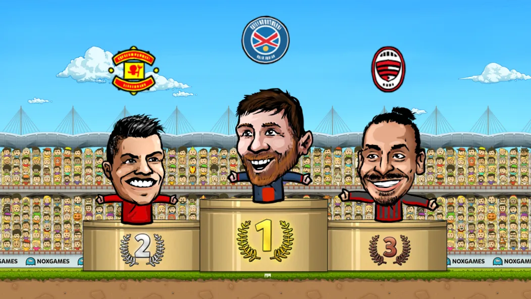 Puppet Soccer: Champs League (Паппет Соккер)  [МОД Много монет] Screenshot 4