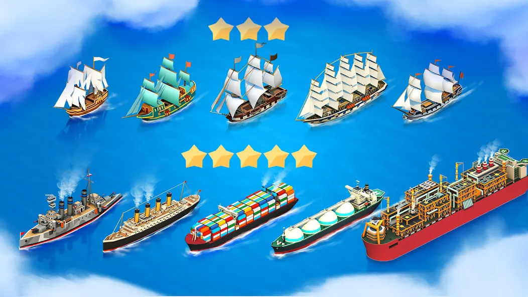 Sea Port: Cargo Boat Tycoon (Си Порт)  [МОД Unlimited Money] Screenshot 4