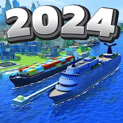 Взлом Sea Port: Cargo Boat Tycoon (Си Порт)  [МОД Unlimited Money] - последняя версия apk на Андроид