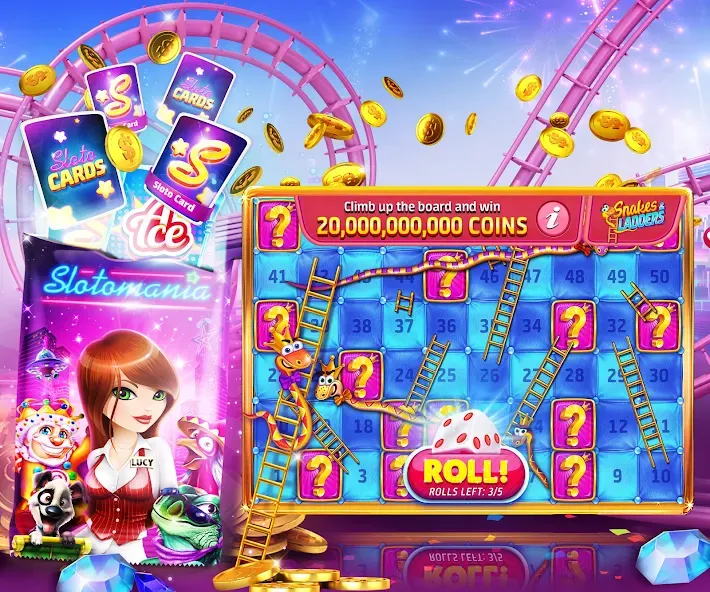 Slotomania™ Slots Casino Games (Слотомания)  [МОД Unlimited Money] Screenshot 5