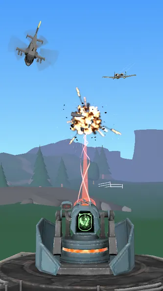 Air Defense: Airplane Shooting (Эйр Дефенс)  [МОД Много денег] Screenshot 5