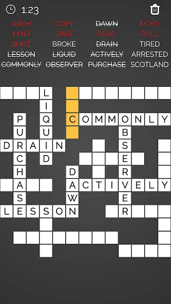 Crossword : Word Fill  [МОД Unlocked] Screenshot 2