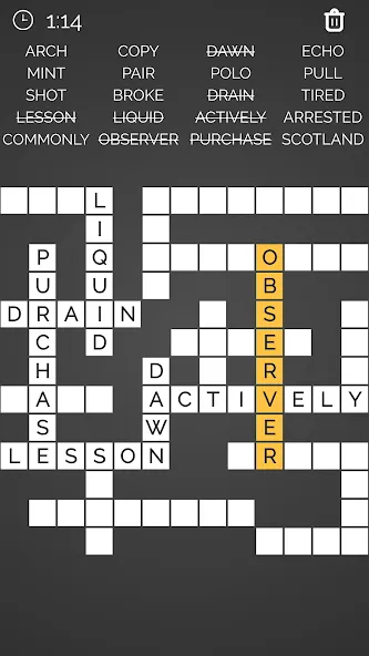 Crossword : Word Fill  [МОД Unlocked] Screenshot 5