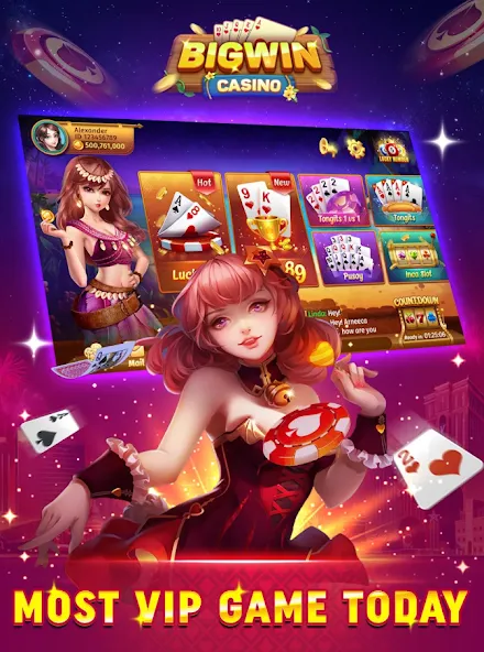 Bigwin - Slot Casino Online (Бигвин)  [МОД Много монет] Screenshot 2