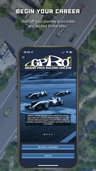 GPRO - Classic racing manager (ГПРО)  [МОД Все открыто] Screenshot 1