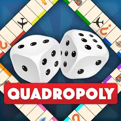 Скачать взломанную Quadropoly - Classic Business  [МОД Много денег] - последняя версия apk на Андроид