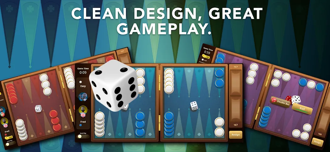 Backgammon Classic + Online  [МОД Много монет] Screenshot 3