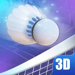 Взломанная Badminton Blitz - PVP online (Бэдминтон Блиц)  [МОД Много монет] - последняя версия apk на Андроид