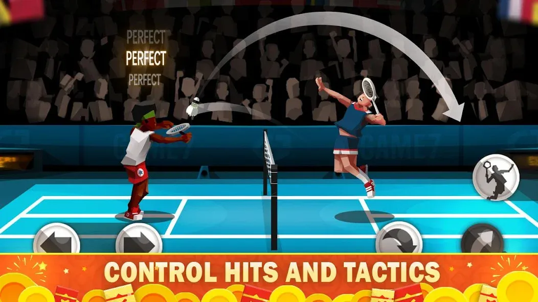 Badminton League  [МОД Много монет] Screenshot 1