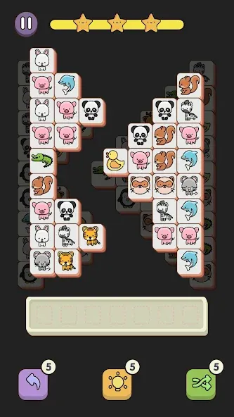 Match 3 Animal - Zen Puzzle (Матч 3 Животное)  [МОД Бесконечные деньги] Screenshot 1