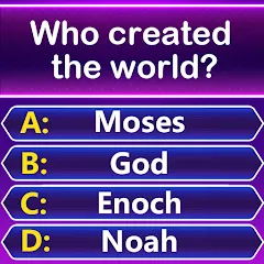Скачать взлом Bible Trivia - Word Quiz Game (Библейская викторина)  [МОД Бесконечные деньги] - стабильная версия apk на Андроид