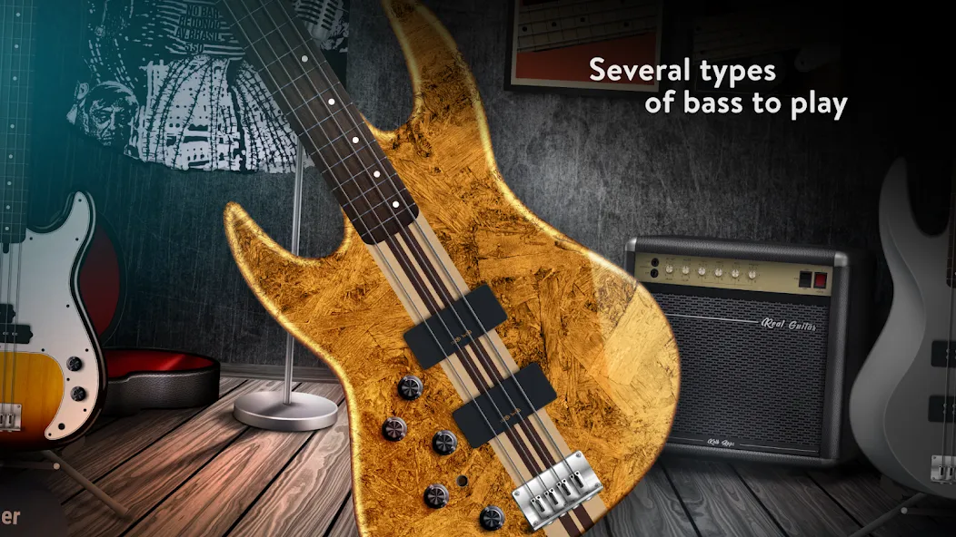 Real Bass: bass guitar (Риал Басс)  [МОД Mega Pack] Screenshot 3