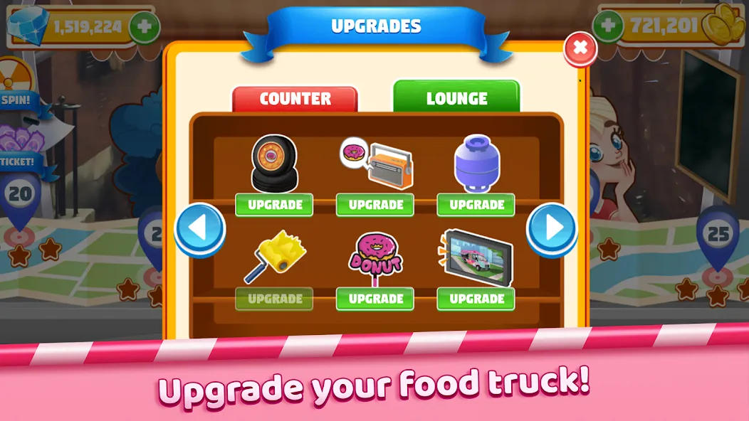 Boston Donut Truck: Food Game (Бостонский Донат Трак)  [МОД Меню] Screenshot 3