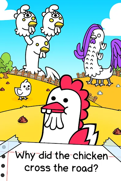 Chicken Evolution: Idle Game (Чикен Эволюшн)  [МОД Бесконечные монеты] Screenshot 1