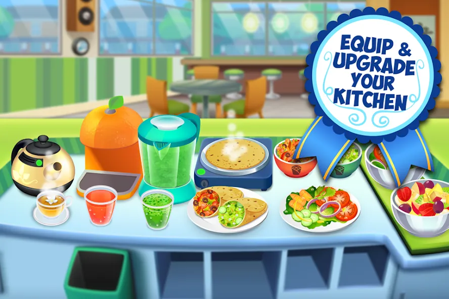 My Salad Bar: Veggie Food Game (Мой салатбар)  [МОД Бесконечные монеты] Screenshot 4