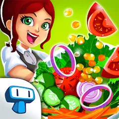 Взлом My Salad Bar: Veggie Food Game (Мой салатбар)  [МОД Бесконечные монеты] - стабильная версия apk на Андроид