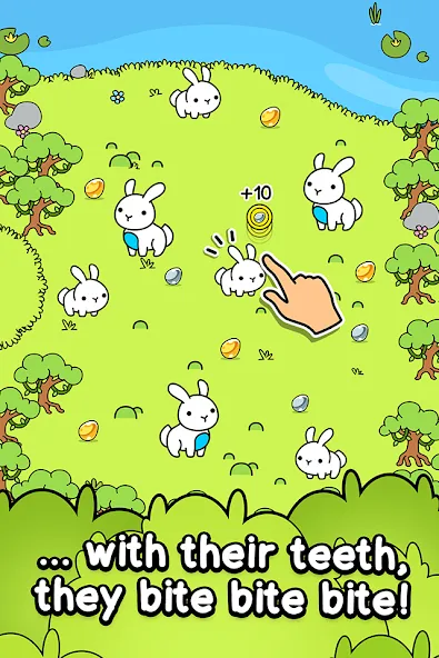 Rabbit Evolution: Merge Bunny (Рэббит Эволюшн)  [МОД Menu] Screenshot 2