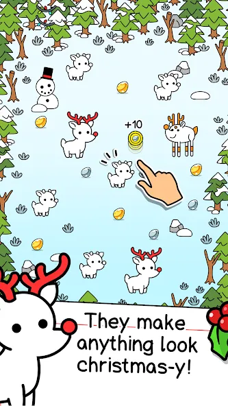 Reindeer Evolution: Idle Game (Рейндир Эволюция)  [МОД Menu] Screenshot 2