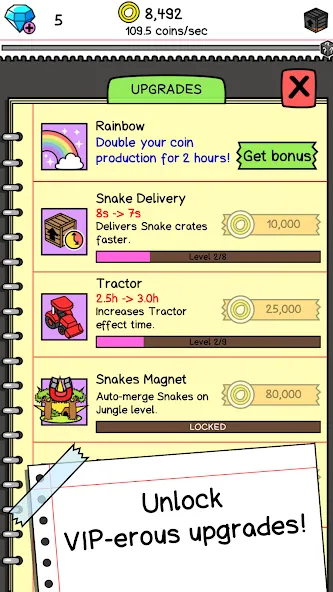 Snake Evolution: Idle Merge IO (Снейк Эволюшн)  [МОД Unlocked] Screenshot 4