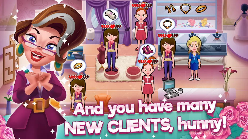 Wedding Salon Dash Bridal Shop (Свадебный салон Дэш Бутик невест)  [МОД Много денег] Screenshot 2