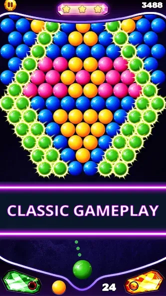 Bubble Shooter Classic (Бабл Шутер Классик)  [МОД Все открыто] Screenshot 2