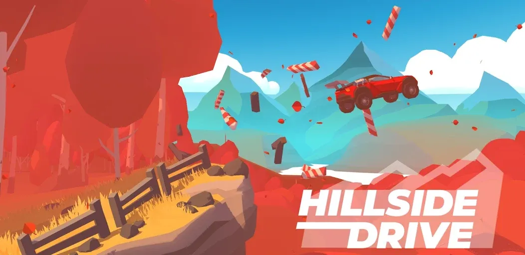 Hillside Drive: car racing (Хиллсайд Драйв Рейсинг)  [МОД Меню] Screenshot 1