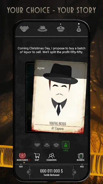 Mafia History (Зэ Хистори оф зэ Мафиа)  [МОД Unlocked] Screenshot 1