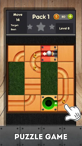 Rolling ball - slide puzzle  [МОД Unlocked] Screenshot 4