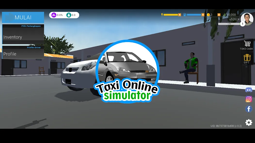 Taxi Online Simulator ID (Такси онлайн симулятор )  [МОД Unlocked] Screenshot 1