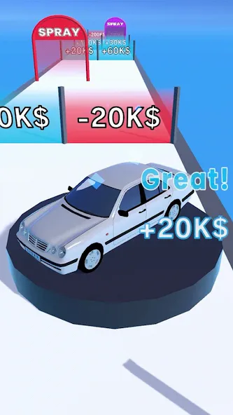 Get the Supercar 3D (Гет зе Суперкар 3Д)  [МОД Unlimited Money] Screenshot 4