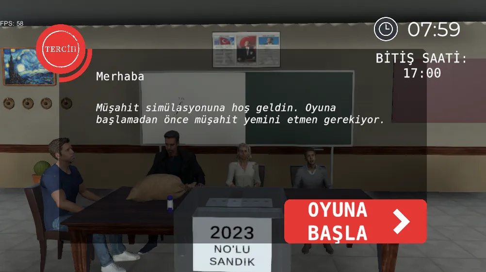 Seçim 2023 Müşahit oyunu  [МОД Unlocked] Screenshot 2