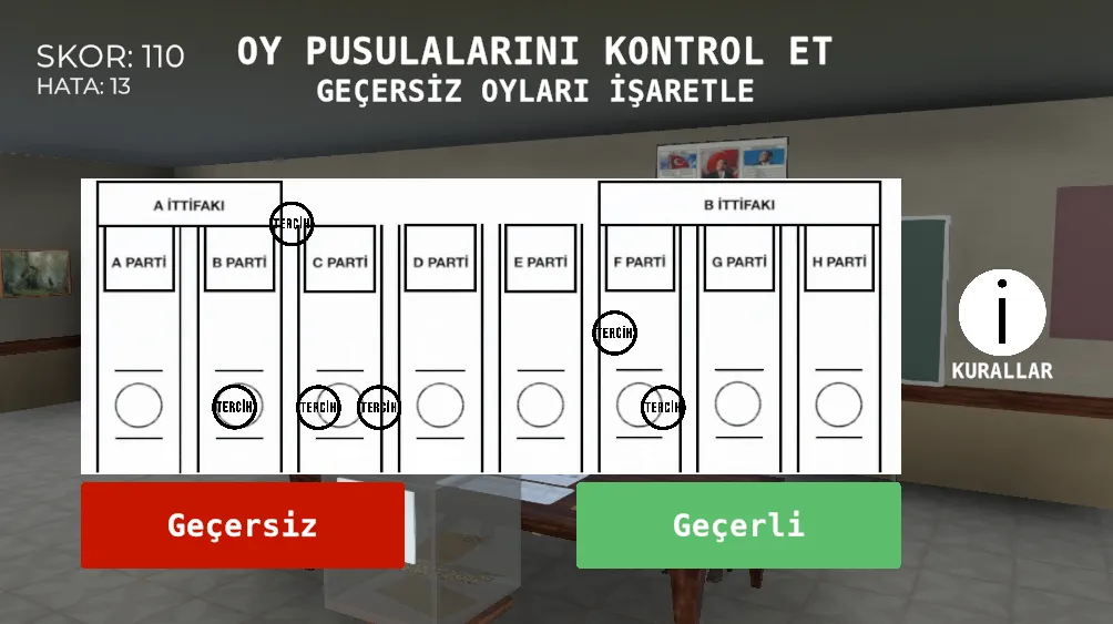 Seçim 2023 Müşahit oyunu  [МОД Unlocked] Screenshot 4