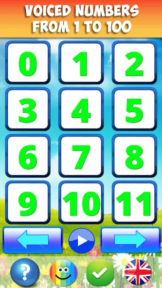 Numbers for kids 1 to 10 Math  [МОД Бесконечные монеты] Screenshot 1