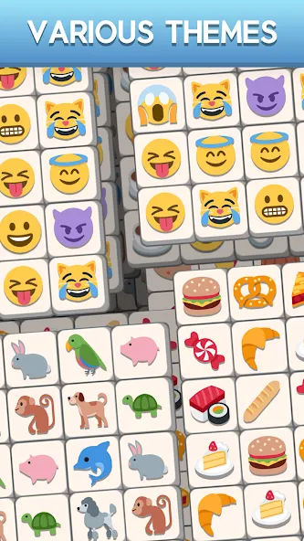 Tile Match Emoji -Triple Tile (Тил Матч Эмоджи)  [МОД Unlimited Money] Screenshot 4