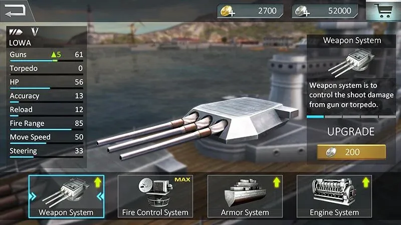 Warship Attack 3D  [МОД Menu] Screenshot 3