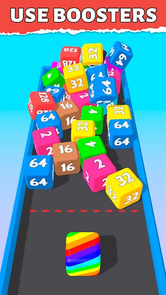 Bounce Merge 2048 Join Numbers  [МОД Бесконечные деньги] Screenshot 4