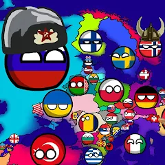 Взломанная Countryballs: World War Simula (Кантриболс)  [МОД Меню] - последняя версия apk на Андроид