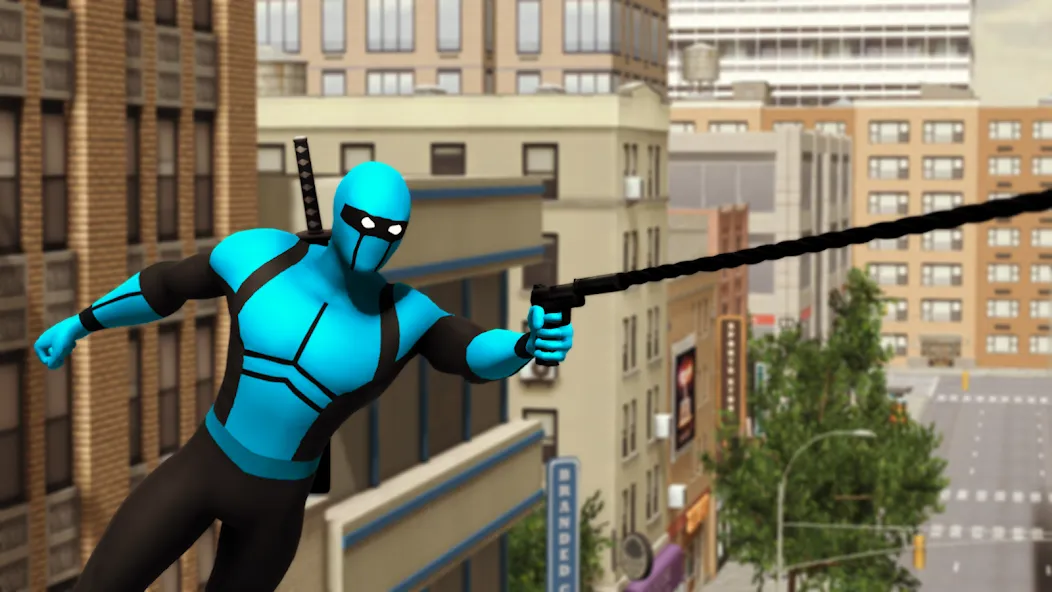 Blue Ninja : Superhero Game (Блу Ниндзя)  [МОД Бесконечные монеты] Screenshot 3