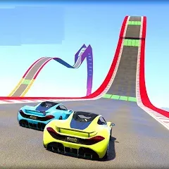 Скачать взлом Mega Ramp Car Offline Games  [МОД Меню] - стабильная версия apk на Андроид