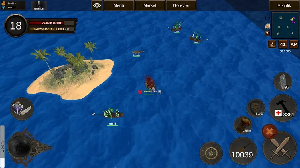 Naval Battle Online (Навальное Сражение Онлайн)  [МОД Все открыто] Screenshot 2