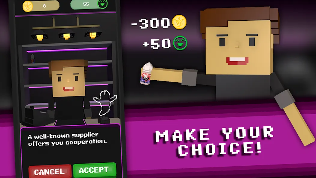 Vape Boss: Shop Simulator 3D  [МОД Бесконечные монеты] Screenshot 1