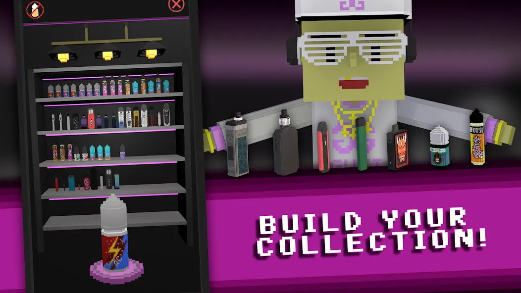 Vape Boss: Shop Simulator 3D  [МОД Бесконечные монеты] Screenshot 2