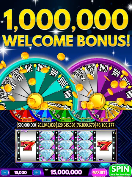 Spin Vegas Slots: Slot Games (Спин Вегас слоты)  [МОД Много монет] Screenshot 1