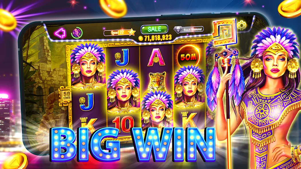 Old Vegas Slots - Casino 777 (Олд Вегас Слотс)  [МОД Меню] Screenshot 1