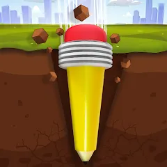 Скачать взломанную Pen Dig (Пен Диг)  [МОД Много денег] - стабильная версия apk на Андроид
